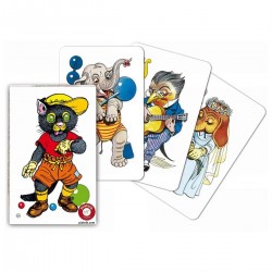 Joc de carti Piatnik, Pacalici - Animalute cu activitati, stil nostalgic, produs in Austria